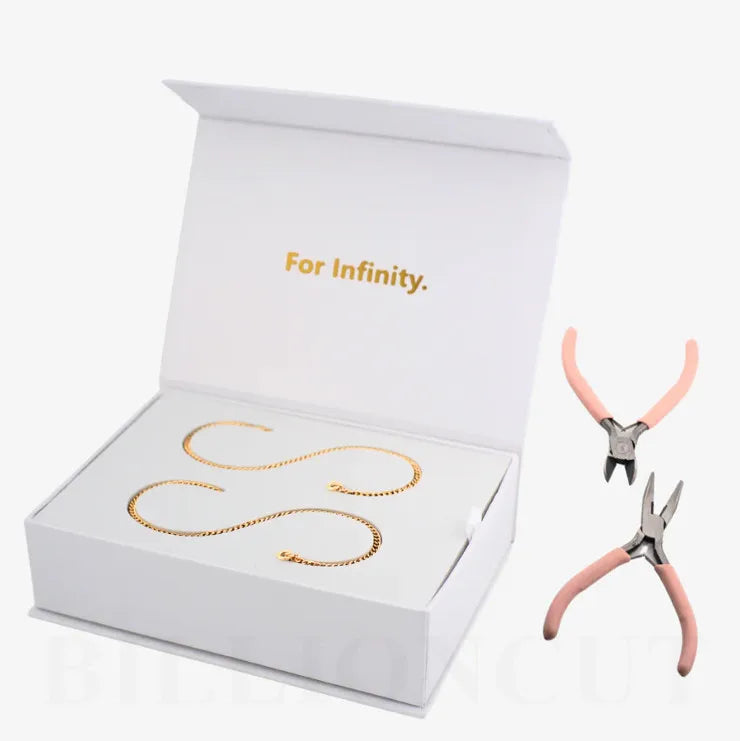 2025 New Couple Jewelry Do It Yourself Fashion Bracelet Permanent Eternal Bracelet Kit Valentine'S Gift for Lover